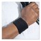 Ergodyne Chill-Its 6500 Wrist Terry Cloth Sweatband, Cotton Terry, One Size Fits Most, Black 12402 - alternate 6